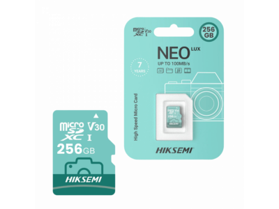Thẻ nhớ MicroSDXC™ HIKSEMI NEO LUX 256GB - HS-TF-D3-256G -  Class10, U3, V30 and UHS-I / TLC